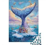 Rompecabezas De 1000 Piezas para Adolescentes Whale Tail Island Adventure-1 Rompecabezas para Adolescentes Juguetes Antiestrés Difícil Gran Regalo para Jugar 70x50cm/1000pcs