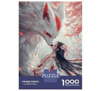 Rompecabezas De 1000 Piezas para Adolescentes Whisper of The Fox Spirit Rompecabezas para Adultos Juegos Relajantes Desafío Difícil Diversión En Casa Actividades, 52x38cm/1000pcs