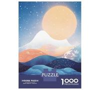 Rompecabezas De 1000 Piezas para Adolescentes Whispering Mountains Under The Moonlight Rompecabezas para Adultos Juguetes De Bricolaje Montaje De Patrones Ayuda A Ejercitar El Cerebro 38x26cm/1000pcs
