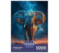 Rompecabezas De 1000 Piezas para Adolescentes Wild Fox Halloween Poster Rompecabezas Juegos Relajantes Decoración De Pared Regalos para Amigos Y Familiares 52x38cm/1000pcs