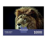 Rompecabezas De 1000 Piezas para Adolescentes Wild Lion Face Poster Rompecabezas para Adolescentes Juegos Relajantes para La Diversión Familiar Juego Desafiante Regalos 38x26cm/1000pcs