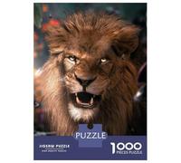 Rompecabezas De 1000 Piezas para Adolescentes Wild Lion Rompecabezas Juegos Relajantes Decoración De Pared Regalos para Amigos Y Familiares 38x26cm/1000pcs