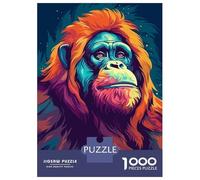Rompecabezas De 1000 Piezas para Adolescentes Wild Nature Animal WPAP Rompecabezas para Adultos Juegos Relajantes Vacaciones En Casa Matar El Tiempo 38x26cm/1000pcs