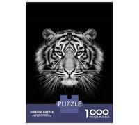 Rompecabezas De 1000 Piezas para Adolescentes Wild Tiger Poster Rompecabezas para Adultos Juego Práctico Regalo De Cumpleaños Regalos De Cumpleaños Únicos 38x26cm/1000pcs