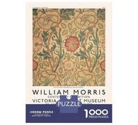 Rompecabezas De 1000 Piezas para Adolescentes William Morris Rompecabezas para Adultos Juguetes Antiestrés Ensamblaje De Patrones Desafiante De Completar 70x50cm/1000pcs