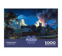 Rompecabezas De 1000 Piezas para Adolescentes Windsor Castle at Night Rompecabezas para Adultos Juguete Decoración De Pared Desafío Difícil Desafiante De Completar 38x26cm/1000pcs