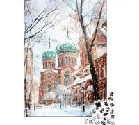 Rompecabezas De 1000 Piezas para Adolescentes Winter Scene with Snowy Trees-1 Rompecabezas para Adultos Juguetes DIY Alivio del Estrés Oferta como Regalos para Toda La Familia 52x38cm/1000pcs