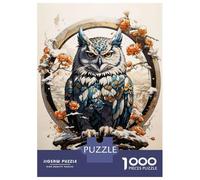 Rompecabezas De 1000 Piezas para Adolescentes Winter Watchful Guardian Rompecabezas para Adultos Juguetes Antiestrés Alivio del Estrés Interacción Entre Padres E Hijos 38x26cm/1000pcs