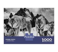 Rompecabezas De 1000 Piezas para Adolescentes Wolves 2 Rompecabezas para Adultos Juego Familiar Pero Divertido Y Humorístico Desafiante De Completar 38x26cm/1000pcs