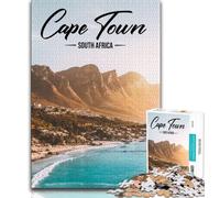 Rompecabezas de 1000 Piezas para Adolescentes y Adultos de Ciudad del Cabo Diseño Vibrante y único Una Experiencia Relajante y desafiante (75x50cm)