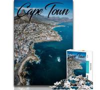 Rompecabezas de 1000 Piezas para Adolescentes y Adultos de Ciudad del Cabo, Ideal como Juego Educativo, Regalo Ideal para Toda la Familia (75x50cm)