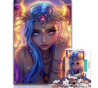 Rompecabezas de 1000 Piezas para Adolescentes y Adultos, diseño de Anime Queen Girl Un desafío difícil y antiestrés, Toda la Familia, 38x26cm