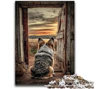 Rompecabezas de 1000 Piezas para Adolescentes y Adultos, diseño de Corgi Feliz, Juguete Educativo Intelectual descompresor, Gran Regalo y Juguetes, 50x75cm