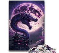 Rompecabezas de 1000 Piezas para Adolescentes y Adultos, diseño de dragón Valiente, Juguetes educativos, Actividades Divertidas en casa, Regalo de cumpleaños, Regalos de Viaje, 50x75cm