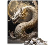 Rompecabezas de 1000 Piezas para Adolescentes y Adultos, diseño de dragón Valiente, Juguetes educativos, Actividades Divertidas en casa, Regalo de cumpleaños, Regalos de Viaje, 38x26cm