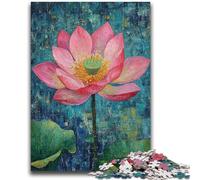 Rompecabezas de 1000 Piezas para Adolescentes y Adultos, diseño Vibrante y único, de Lotus Art, una Experiencia Relajante y desafiante, 26x38cm
