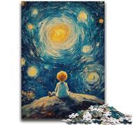 Rompecabezas de 1000 Piezas para Adolescentes y Adultos: El Principito del Cielo Nocturno Rompecabezas de 1000 Piezas para Pasar el rato en casa con Piezas aleatorias Que se entrelazan (50x75cm)