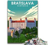 Rompecabezas de 1000 Piezas para Adolescentes y Adultos, Ideal para Viajes a Bratislava, Eslovaquia Un desafío difícil y antiestrés para la decoración del hogar (más de 14 1000 Piezas, 50x75cm)