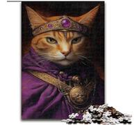 Rompecabezas de 1000 Piezas para Adolescentes y Adultos, King Cat, Juego Familiar, Regalo de cumpleaños Desafío de Alta dificultad tamaño 26x38cm