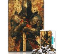 Rompecabezas de 1000 Piezas para Adolescentes y Adultos Rompecabezas de Caballeros Medievales para Adultos Juguetes educativos y educativos Juegos Familiares Regalos para Amigos y Familiares 75x50cm