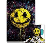 Rompecabezas de 1000 Piezas para Adolescentes y Adultos Rompecabezas de emoticonos sonrientes para Adultos Juego Familiar para aliviar el estrés Reto difícil Ideal para Parejas (tamaño 38x26cm)