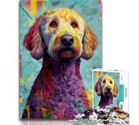 Rompecabezas de 1000 Piezas para Adolescentes y Adultos Rompecabezas de Pintura al óleo de Perros para Adultos Juguetes educativos de Aprendizaje Juegos Familiares Regalos para Amigos y Familiares