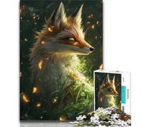 Rompecabezas de 1000 Piezas para Adolescentes y Adultos Rompecabezas de Zorros de fantasía para Adultos Un Regalo desafiante y difícil para Toda la Familia 75x50cm