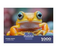 Rompecabezas De 1000 Piezas para Adolescentes Yellow Frog Portrait Rompecabezas Juego Familiar Pero Divertido Y Humorístico Cumpleaños 38x26cm/1000pcs