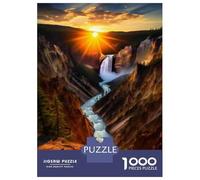 Rompecabezas De 1000 Piezas para Adolescentes Yellowstone Grand Canyon Sunset Rompecabezas para Adultos Juguetes DIY Desafío Difícil Regalos para Amigos Y Familiares 38x26cm/1000pcs