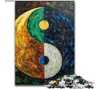 Rompecabezas de 1000 Piezas para Adolescentes, Yin y Yang, Juguetes educativos, Juegos para aliviar el estrés, interacción Entre Padres e Hijos tamaño 50x75cm