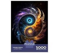 Rompecabezas De 1000 Piezas para Adolescentes Yin Yang Universe V2 Rompecabezas para Adultos Juegos Relajantes Mejora La Memoria Ayuda A Ejercitar El Cerebro 52x38cm/1000pcs