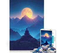 Rompecabezas de 1000 Piezas para Adolescentes Yoga y meditación Juego Familiar decoración de Pared para Fortalecer el Amor Entre Parejas 38x52cm
