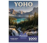 Rompecabezas De 1000 Piezas para Adolescentes Yoho National Park Canada Landscape Rompecabezas Juego Familiar Mejora La Memoria Cumpleaños 70x50cm/1000pcs
