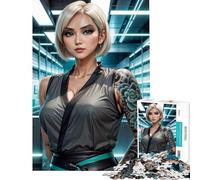 Rompecabezas de 1000 Piezas para Adolescentes Yuki Yamizaki (Hitman) Juguetes Juegos Educativos Juego Imposible Desafío Difícil Regalo de Cumpleaños (Tamaño 75x50cm)