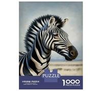 Rompecabezas De 1000 Piezas para Adolescentes Zebras The Striped Wonders of Africa Rompecabezas para Adultos Juego Práctico Decoración De Pared Oferta como Regalos para Toda La Familia 38x26cm/1000pc