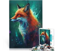 Rompecabezas de 1000 Piezas para Adolescentes Zorro Maravilloso Juegos Divertidos para la Familia Regalo de cumpleaños 52x38cm