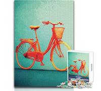 Rompecabezas de 1000 Piezas para adolescentesFascinación por Las bicicletasPasatiempo Tranquilo y satisfactorioJuguete de Corte de precisión Entrelazado perfectoTamaño 50x75cm