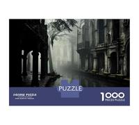 Rompecabezas De 1000 Piezas para Adultos Abandoned Gothic Castle Rompecabezas para Adultos Juegos Relajantes Difícil Oferta Difícil como Regalo para Toda La Familia 70x50cm/1000pcs