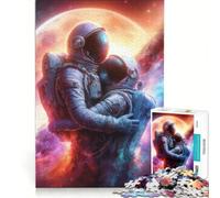 Rompecabezas de 1000 Piezas para Adultos Abrazo de Gravedad Cero Juguetes para armar interacción Entre Padres e Hijos fortalece el Amor Entre Parejas 38x26cm