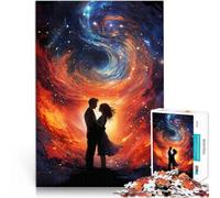 Rompecabezas de 1000 Piezas para Adultos Abrazo Galáctico Hecho de Papel,para Mayores de 14 años Juego Familiar para y Juegos Juguetes Regalo。tamaño:38x52cm/14.96x20.47pulgada