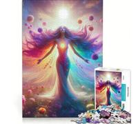 Rompecabezas de 1000 Piezas para Adultos Abre tu corazón para florecer Juego Interactivo Mejora la Memoria colección de Artistas Bellas Artes 38x52cm