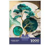 Rompecabezas De 1000 Piezas para Adultos Abstract Bonsai Tree Art Rompecabezas para Adultos Juegos Divertidos Análisis Y Lógica Oferta como Regalos para Toda La Familia 38x26cm/1000pcs
