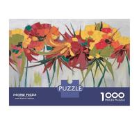 Rompecabezas De 1000 Piezas para Adultos Abstract Flower Painting Art-2 Rompecabezas para Adultos Juegos Familiares Una Obra De Arte Ayuda A Ejercitar El Cerebro 70x50cm/1000pcs