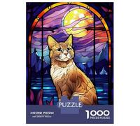 Rompecabezas De 1000 Piezas para Adultos Abstract Japanese Bobtail Rompecabezas para Adultos Juego Práctico Decoración De Pared Gran Regalo para Los Amantes De Los Juegos 38x26cm/1000pcs