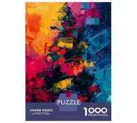Rompecabezas De 1000 Piezas para Adultos Abstract Oil Painting Rompecabezas para Adultos Juego De Ingenio Decoración Perfecta Regalos De Cumpleaños Y Únicos 52x38cm/1000pcs