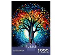 Rompecabezas De 1000 Piezas para Adultos Abstract Tree of Life Rompecabezas para Adultos Juegos Relajantes Pero Divertidos Y Humorísticos Desafiante De Completar 70x50cm/1000pcs