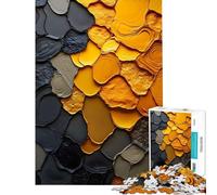 Rompecabezas de 1000 Piezas para Adultos Abstracto y Texturizado Ideal para divertirse en casa Mujeres Juego de ingenio para Mayores de 14 años (38x52cm)