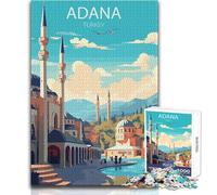 Rompecabezas de 1000 Piezas para Adultos,Adana,Turquía,Juguete Intelectual,Juego para diversión Familiar,Regalo de cumpleaños,tamaño 50x75cm