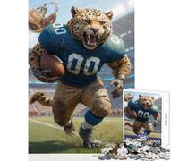 Rompecabezas de 1000 Piezas para Adultos Adolescentes fútbol Americano decoración del hogar Juguetes Regalos de cumpleaños Juego Imposible descompresión Intelectual tamaño 38x26cm