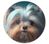 Rompecabezas de 1000 Piezas para Adultos, Adorable Yorkie, Ideal para Adolescentes y familias, Regalo Ideal para Navidad (67,5x67,5cm)